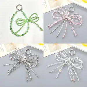Bow- tie keychain -DIY Accessory – Extra Connector & Charm Parts for Beaded Crafts | Add-On Piece for Bracelets & Car Hangers