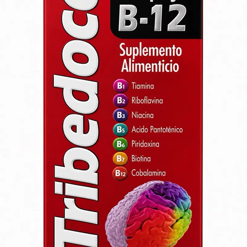 Tribedoce B-Complex Multi-Vitamin Liquid Supplement, 473 mL Dietary Supplement for Daily Nutritional Support