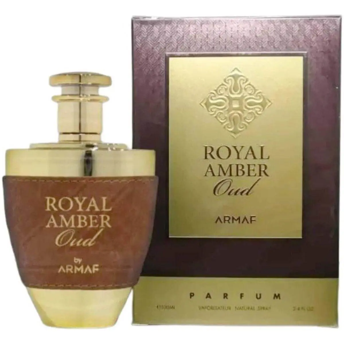 Armaf Royal Amber Oud Men's Oriental Eau de Parfum (EDP) - 3.3/3.4 fl oz Single Item, Agarwood Base, Vanilla, Jasmine, Rose, Honey, Citrus Scented, New in Box, Vanilla Scents, Musk, Signature Scent, Male Wear, Spicy