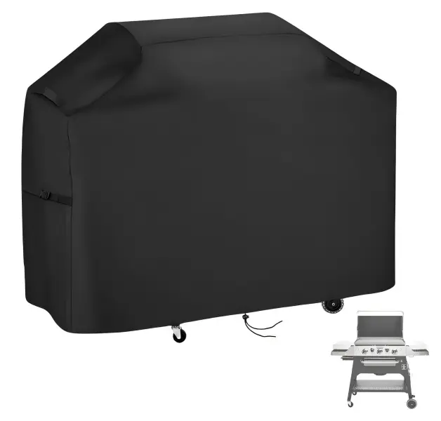 BBQ Grill Cover 72"W x 26"D x 51"H Waterproof Weather Resistant Oxford Fabric UV Dust Wind Proof Universal Outdoor Barbecue Cover for Most Gas Grills