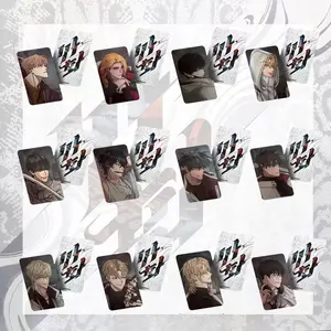 12 Pcs/Set Korean Manhwa Lomo Card Male Male Love Cute Boys Comic Characters HD Photocard for Fans Collection Decoration Gift