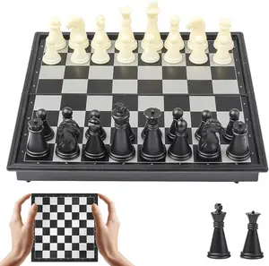 Magnetic Travel Chess Set – Mini 5.9" Pocket-Size Folding Board, Portable Chess Game