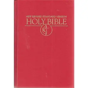 USED-Cokesbury NRSV Pew United Methodist Edition Bible: Cross and Flame Emblem, Bright Red by Cokesbury (Hardcover)