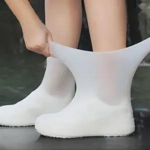 Outdoor Latex Rain Boots Waterproof Shoe Cover, Reusable for Rain Prevention, Multiple Colors Available, Durable One Size Fits All