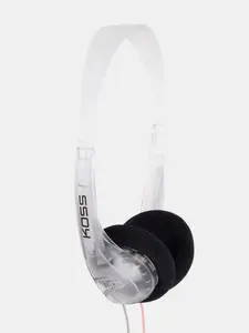 CL-2 Clear Transparent On-Ear Headphone, Retro, 90s Style