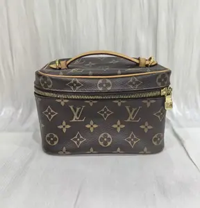Pre-owned Louis Vuitton canvas Toiletry Bags Monogram Nice Mini Vanity Case