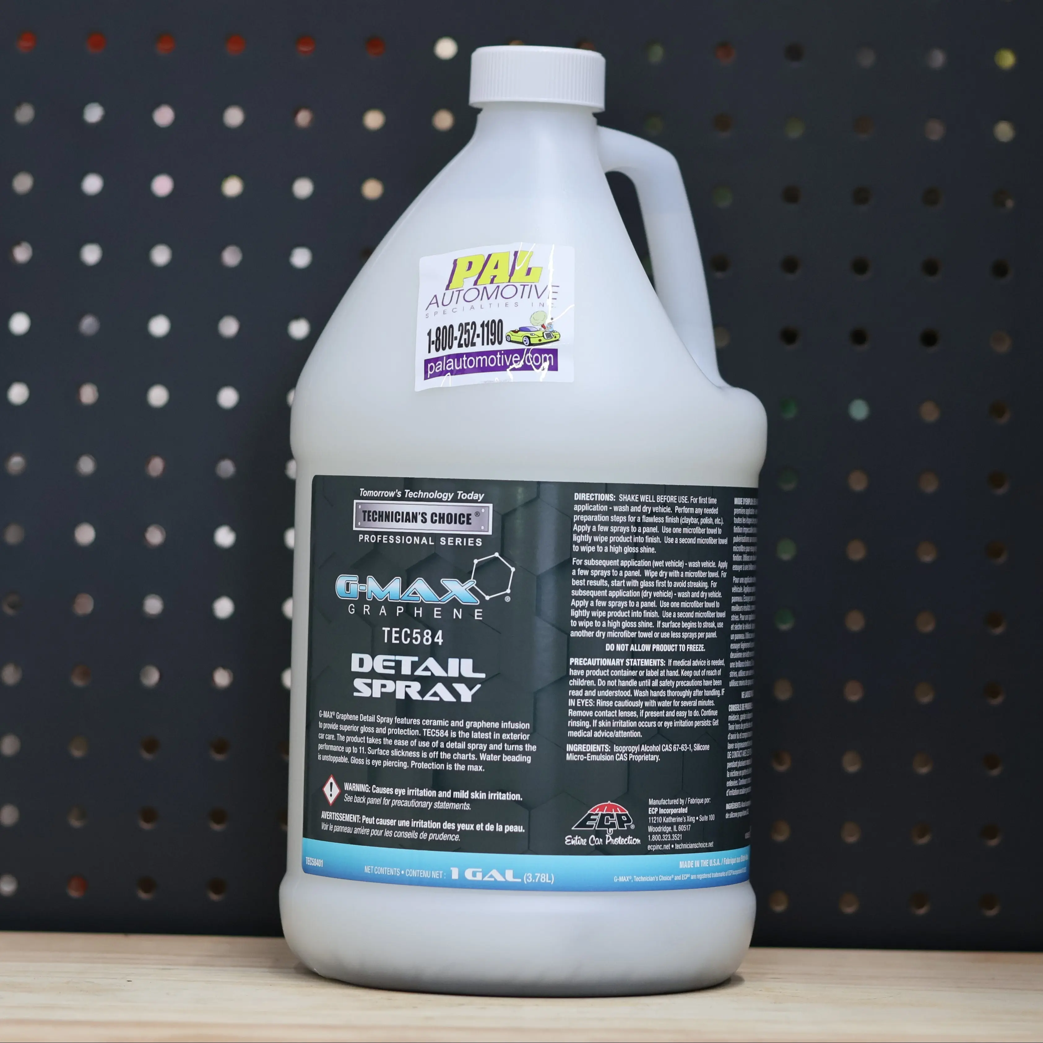 TEC G-MAX Car Graphene Spray Coating, Automotive Paint Care Detail Solution (1 Gal)