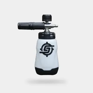 CARSCOPE Foamzooka V2 | Stainless Steel Snow Foam Cannon | Quick-Release Bottle | Weighted Pickup Straw