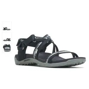 Merrell Terran 3 Cush Lattice Black Strappy Sandal Women's sizes 5-12-NEW