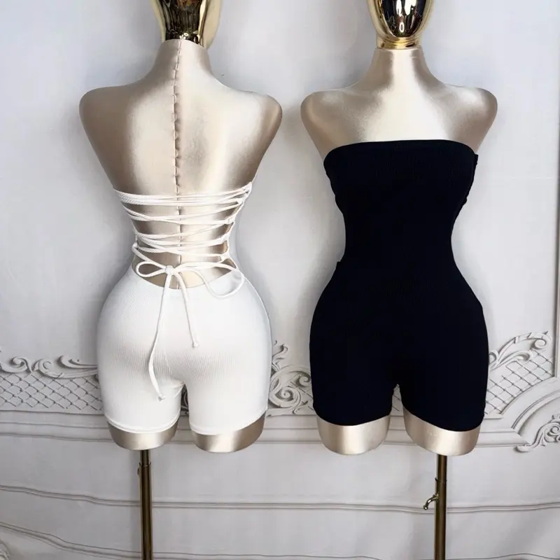 Ribbed Snatch Me Romper