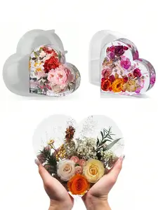 Mother's Day Gift 1 Pcs Silicone Love Mold for DIY Resin Crafts, DIY Jewelry Making with Charms, DIY Kits, Creative Epoxy Casting Mold for Specimen Love Decorations, Perfect Birthday Gift