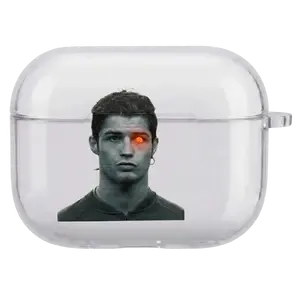 Ronaldo CR7 AirPods Case, Goat CR7 The Siu for AirPods 3/4/Pro2, Scatch-resistant, Dustproof, Shockproof, Gift for Soccer Fans