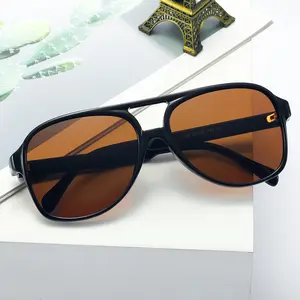 Fashion Pilot Polarized Sunglasses for Women Men Oversize Retro Sun Glasses Female Anti Glare Driving Shades Lady UV400
