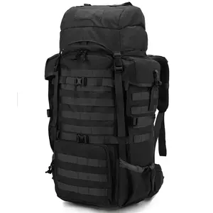 Mardingtop 70L tactical military backpack Molle hiking backpack travel internal frame backpack with rain cover suitable for camping hiking assault bag Multifunction Camo tactical gear military backpack camping  backpack heavy duty multi-functional