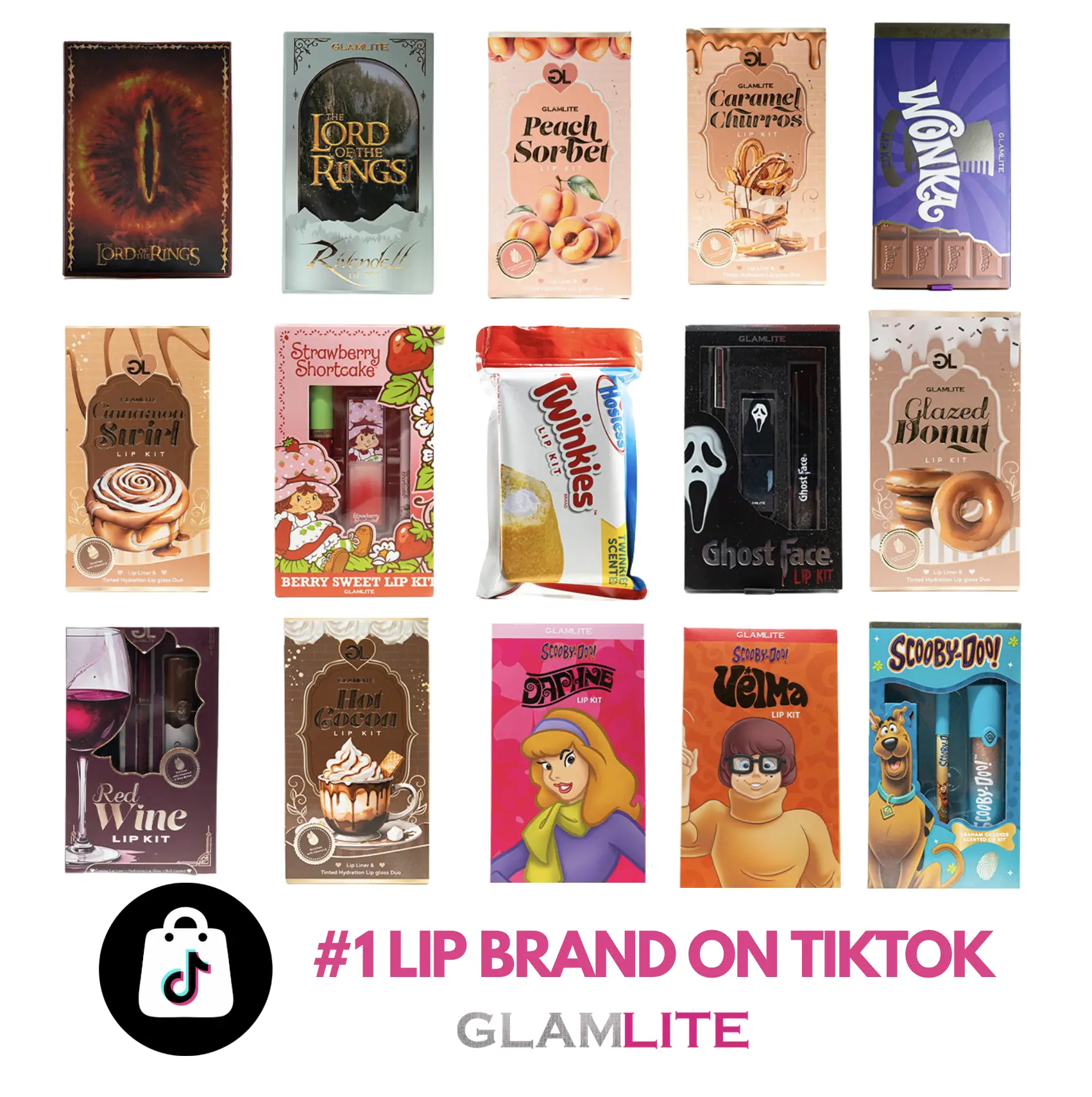 Glamlite MUST HAVE Lip Kits - Lipstick, Liner, Gloss