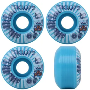 Triclops Skateboard Wheels 50mm Burst 95A Blue