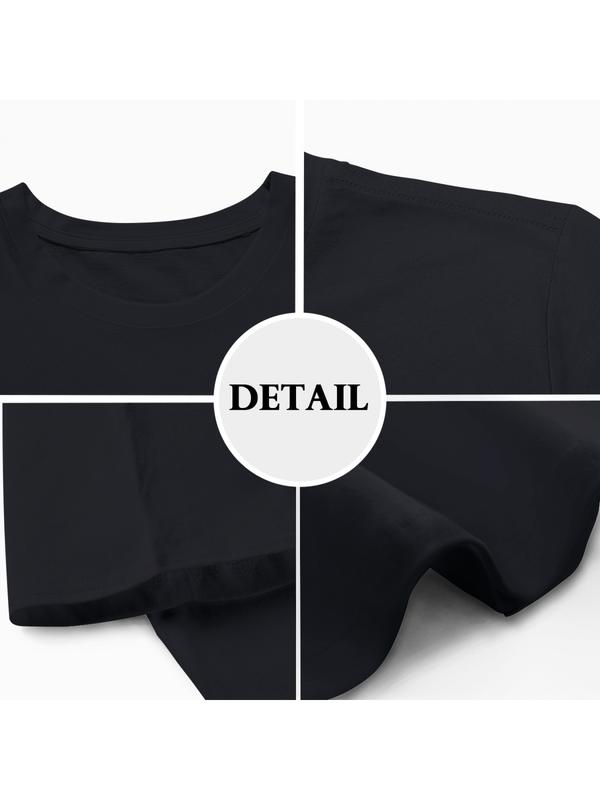 [Black and white, plus-size womens clothing] [1pc Tupac T-Shirt] Tupac Printed 1pc Womens T-Shirt | Classic Patterns with Hip-Hop Culture | Perfect Holiday Gift