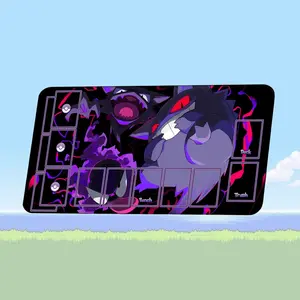 PKM Geengaaar Friends Mouse Pad Cozy Gaming Desk Mat Anime Setup Mat Mousepad Playmat Anime