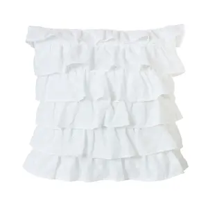 Salado Tiered Ruffled Eyelet Pillow