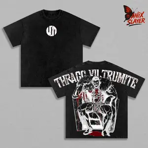 Thragg  Viltrumite War - Invincible Comic Double Printed Oversize Lightweight Acid Washed Tee TV Series Graphic Tee T-Shirt, Vintage Oversized Streetwear  Heavy Cotton Tee, Gift For Fans Merch
