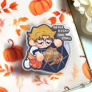 Amaze Amaze Amaze! Grace & Rocky Phone Grip, Project Hail Mary Eridian Music MagSafe Holder, Aesthetic Space Reader Griptok, Unique Sci-Fi Bookish Gift