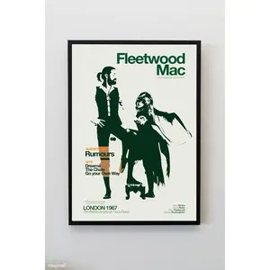 fleetwood Mac - London 1967 - the British-American Rock band poster
