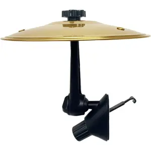 2025 New Car Drum Cymbal Air Vent, Mini Drum Set For Car, Car Crash Cymbal, Make Your Driving More Fun, Easy Installation And Rugged, Suitable For All Vehicle Models (Gold, 5.5 * 5.4 * 1.3inch) Percussion Instrument Adjustable Portable