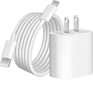 20W iPhone 17 USB-C Fast Charging Charger, 60W USB C to USB C Fast Charging Cable, Compatible with iPhone 17/16/15, iPad Pro, AirPods, Quick Charge Adapter, Type C Charging