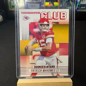 Patrick Mahomes 2020 Panini Rookies & Stars TOUCHDOWN CLUB RED FOIL #TC-1 CHIEFS