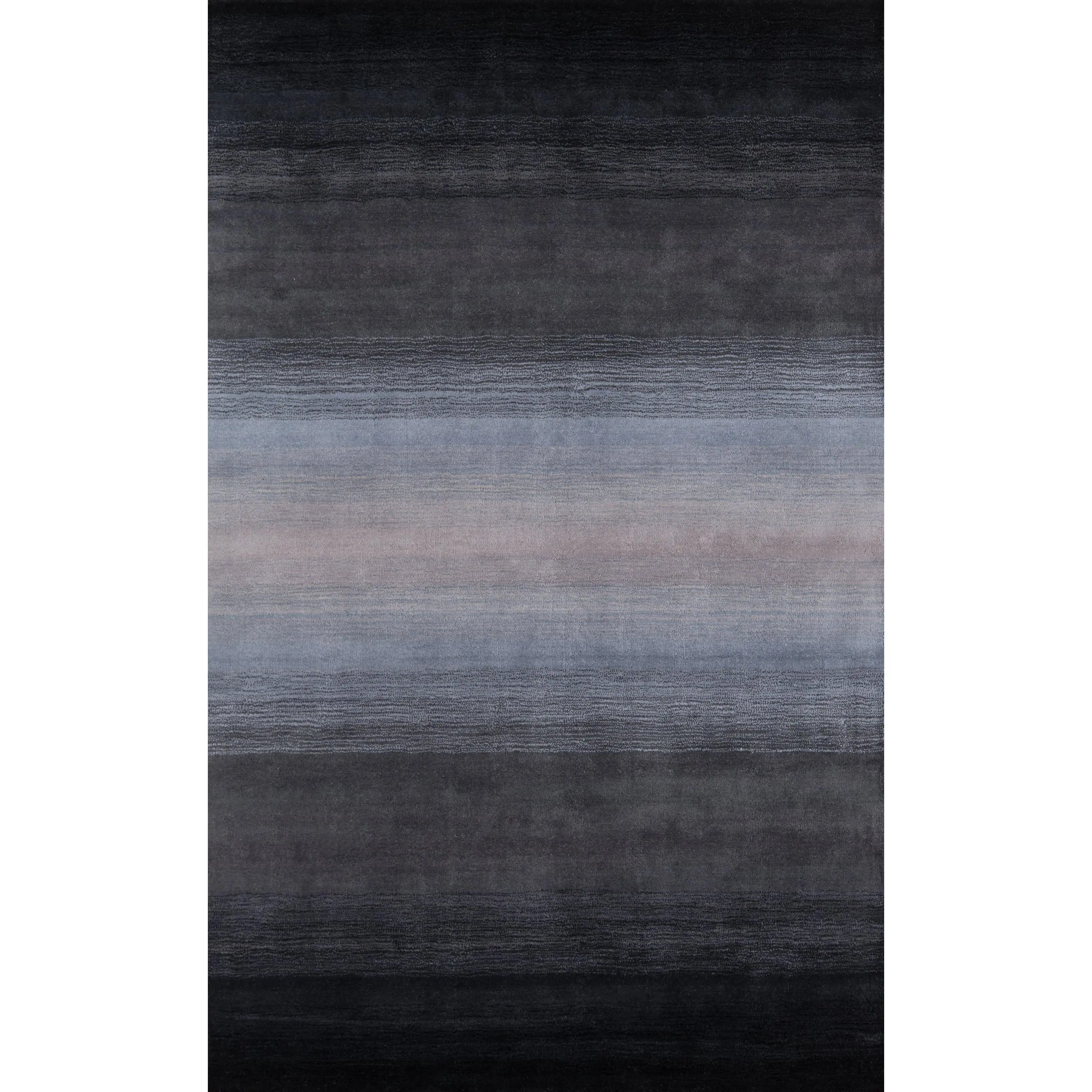 Momeni Metro MT-12 Midnight Black Contemporary Hand Tufted Rug