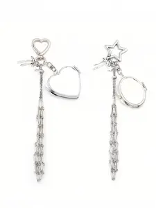 Heart-Shaped Makeup Mirror Bag Charm, Portable Hand Cream Lipstick Storage Net Organizing, Mini Lipstick Keychain, Essential Accessory for Women