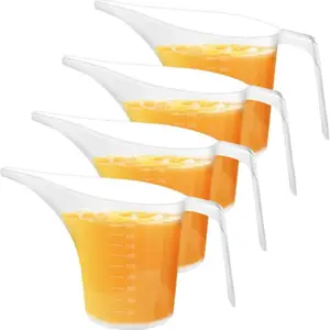 Graduated Long Spout Plastic Measuring Cup Long Spout Pouring Cup 1L Laboratory Measuring Cup Baking Measuring Cup