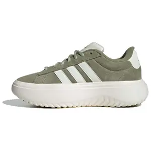 Adidas Grand Court Platform Low-Top Casual Sneakers for Women in Green and White Trending Shoes, House White Official Shoes to Get / Maison Mihara Verifiable, with credentials and supporting global authentication
