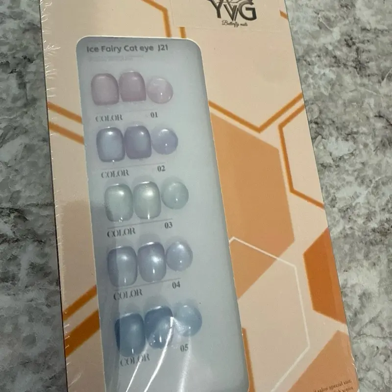YVG butterfly 5-Color Hema and TPO Free Cat Eye Gel Set