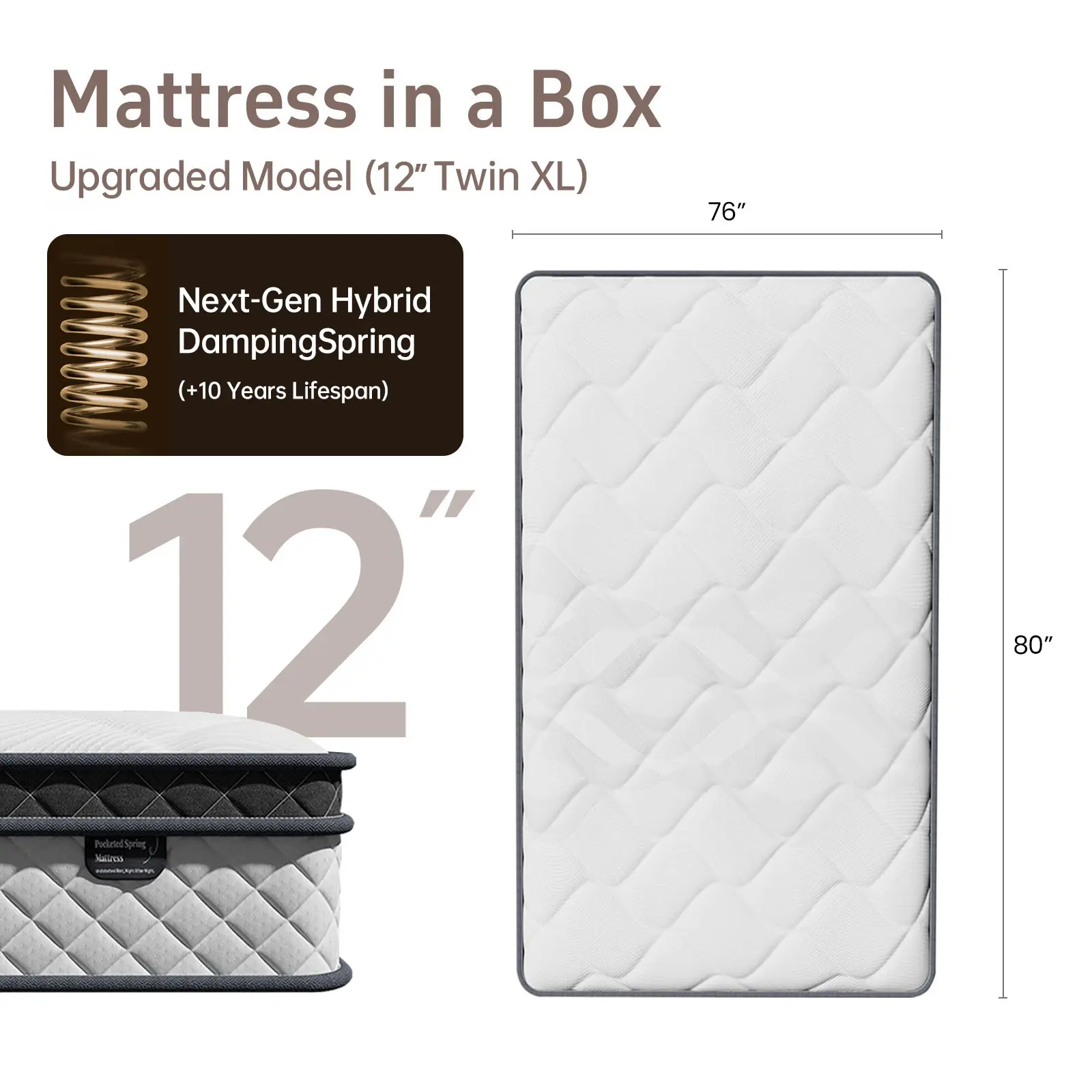 Upgraded 12“ Twin XL