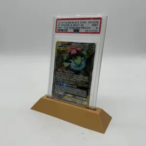 Stand for PSA Slabs, Sleek and Modern Design, 10 Degree Angle Simple Slide and Display