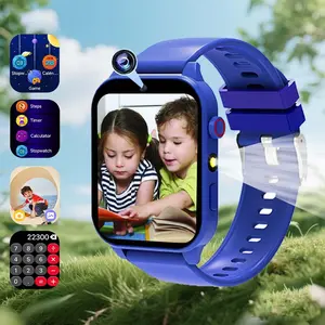 Multifunctional Smart Watch For Boys&Girls 1.83 inch HD Screen 10 Models Game Rechargeable Smartwatch With Sleep Monitor Camera Take Photo LED Flashlight Activity Wristband For Ages 3 to 14 Digital SmartWatch Wearable Wireless Smart Watch