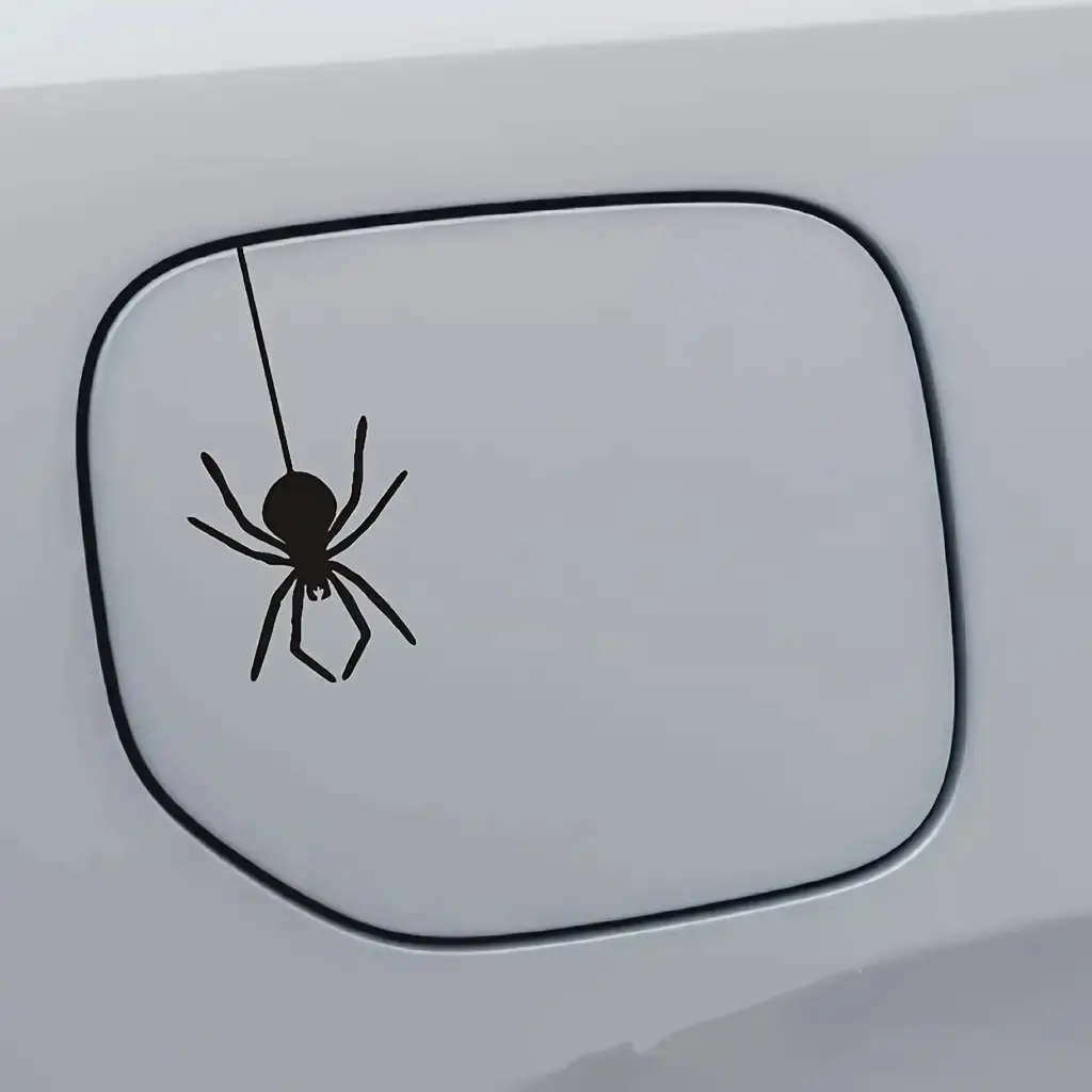 3PCS/SET Spider Car Sticker for Car Fuel Cap, Add Mysterious Mischief Logo to Your Car, A Personalized Item at the Forefront of Dark Car Decoration Fashion, Car Decals