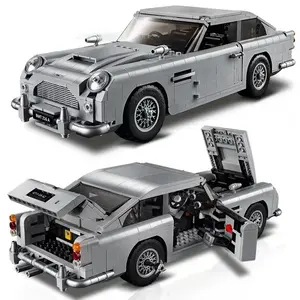 New 1290 Piece Aston Car Building Blocks Model Kit, Adult and Kids Gift, Race Car Toy for Boys and Girls, Assembled Puzzle Set, Building Block Sets, Bricks