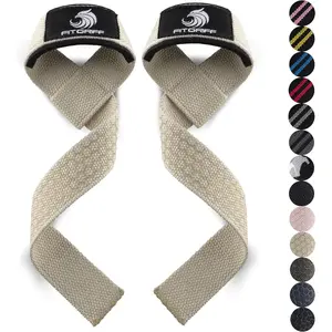 ® Lifting Wrist Straps for Weightlifting, Gym, Deadlift, Workout (Made of Premium Cotton & Padded) - Men & Women