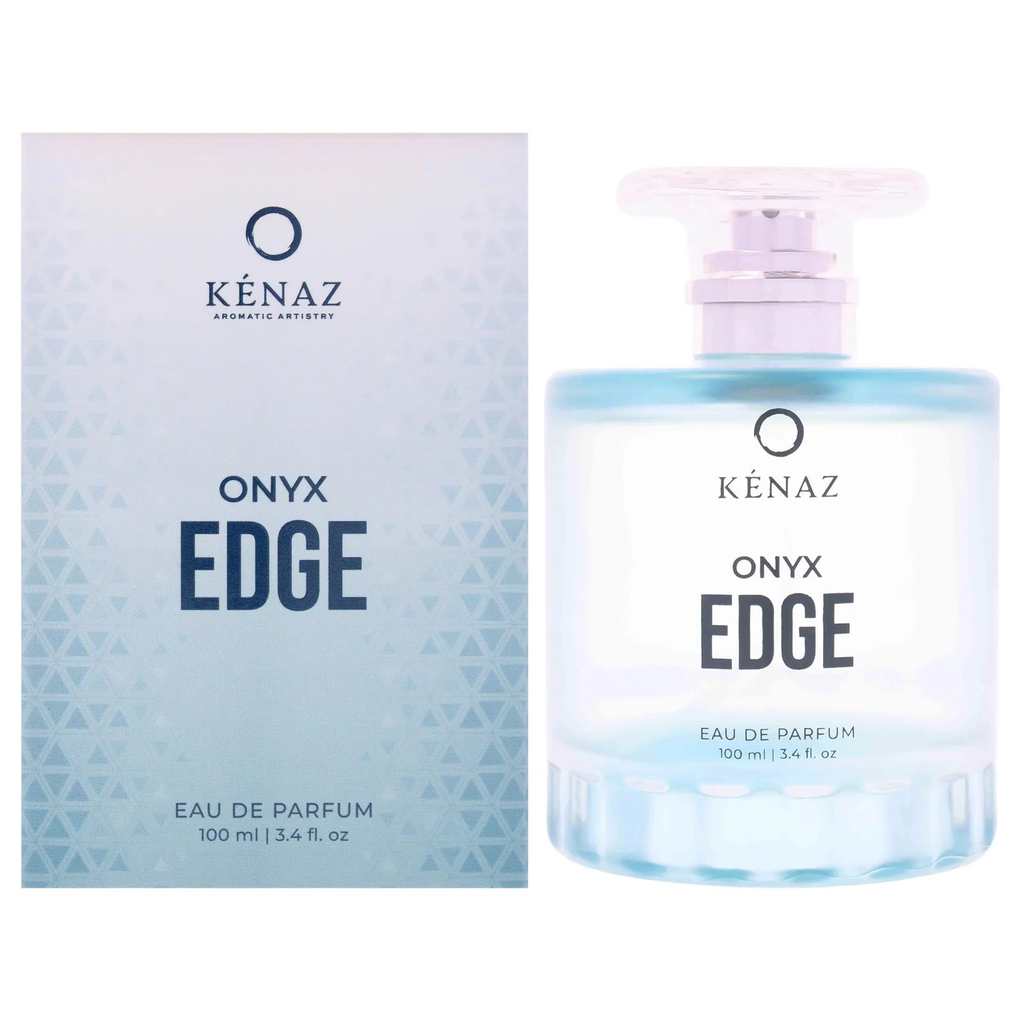 Bellavita Kenaz Collection Onyx Edge Unisex Fresh Modern EDP Spray - 3.4 oz, 100ml, Everyday Use, Geometric Box