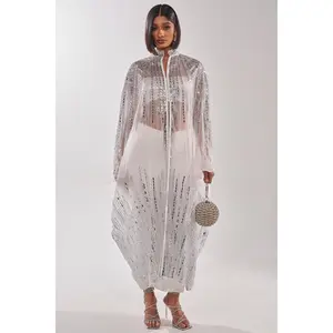 SPARKLE AND SHINE BLOUSE IN WHITE
