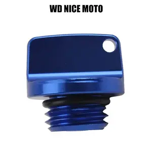 WD Nic Emoto Motorcycle Crankcase Cap, Cnc Engine Oil Filler Screw Cover Plug M20*2.5, for Yamaha Honda Suzuki Kawasaki