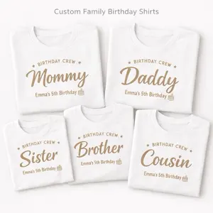 Birthday Family Shirts | Custom Matching Shirts