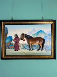 Home decor sculpture painting"legendary Journey"39.4in*28in