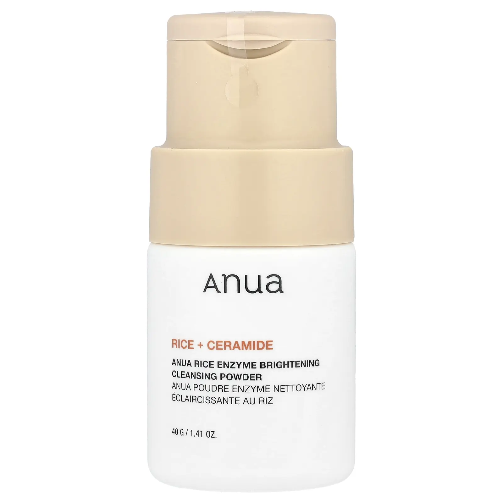 Anua Rice Enzyme Brightening Cleansing Powder, Rice + Ceramide, 1.41 oz (40 g) Anua Rice Enzyme Brightening Cleansing Powder, Rice + Ceramide, 1.41 oz (40 g)