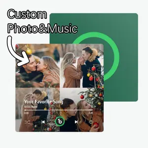 【Customization】Custom Music Fridge Magnet Colorful without Frame Personalized Album Fridge Magnet That Can Be Played Song Anniversary Gift New 4.0 Upgrade