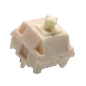 Butter Silent Tactile Switches - Pre-Lubricated, 5-Pin Hot-Swappable, POM Stem (HMX Factory) for MX Mechanical Keyboards