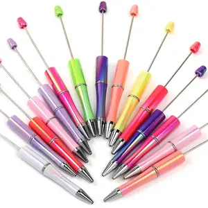 Back to School Gift Hack! 20pcs DIY Electroplated Beadable Pens | Cute Customizable Pens for BFFs, Classmates & Teachers | Bulk Black Ink Pens for Aesthetic School Supplies, DIY Crafts & Note-Taking