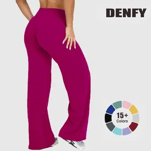 DENFY SoftMotion Straight Leg Bottoms Women Workout Leggings Fitness Gym Outdoor Sports Yoga Pants??gift??